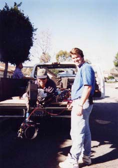 Ron and Mike Fitzmaurice on a Ford shoot